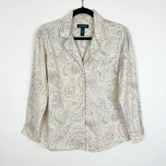 LRL Lauren Ralph Lauren Women's Large Pajama Set - Picture 3 of 15